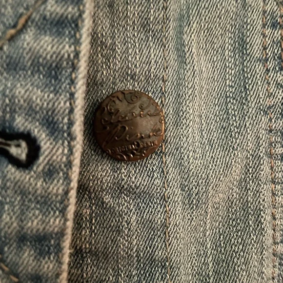 Celebrity Pink Women’s Young Women’s Juniors Jean Jacket Medium M Juniors - Picture 5 of 10